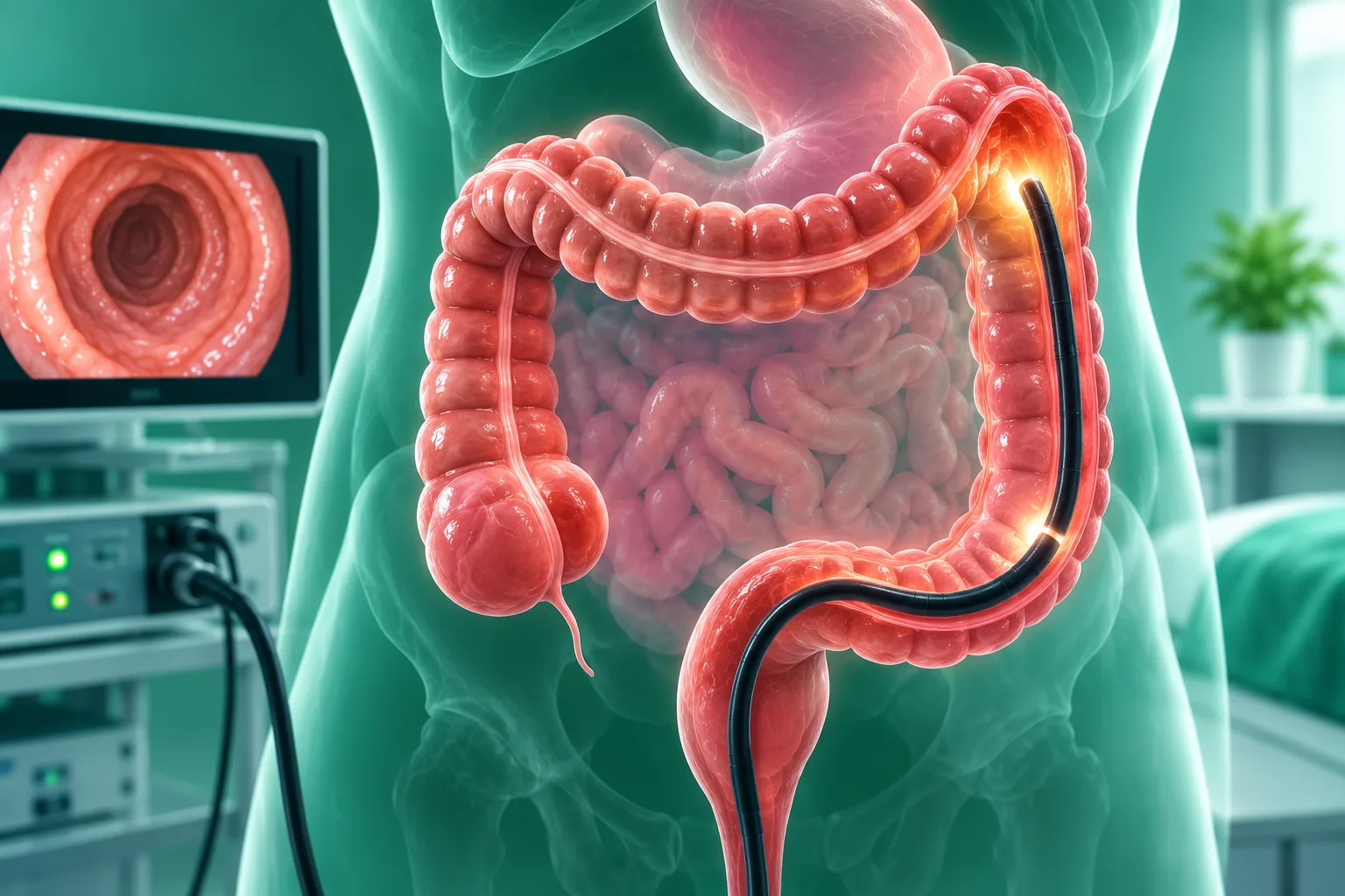 Procedimiento de colonoscopia para detección de cáncer colorrectal